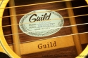 Guild D55NT Natural Dreadnought 1980 label