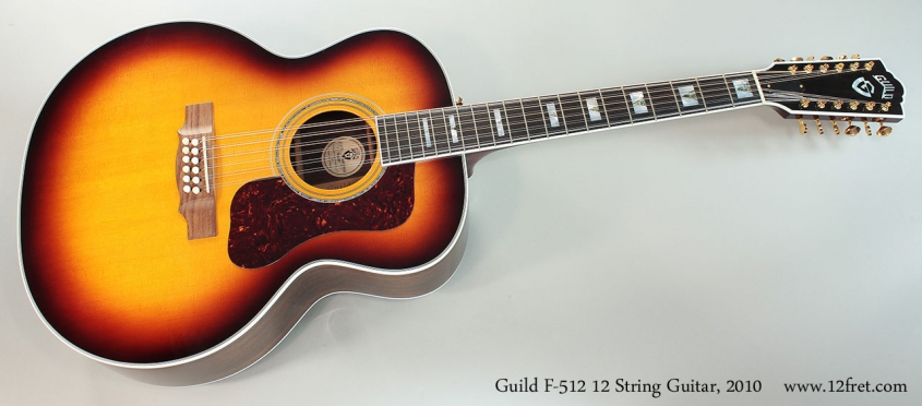 Guild F-512 12 String Guitar, 2010 Full Front View