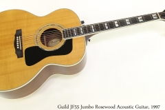 Guild JF55 Jumbo Rosewood Acoustic Guitar, 1997 Full Front View