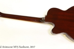 Guild Aristocrat M75 Sunburst, 2017 Full Rear View