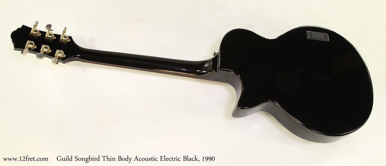 Guild Songbird Thin Body Acoustic Electric Black, 1990