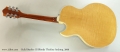 Guild Starfire III Blonde Thinline Archtop, 2000 Full Rear View