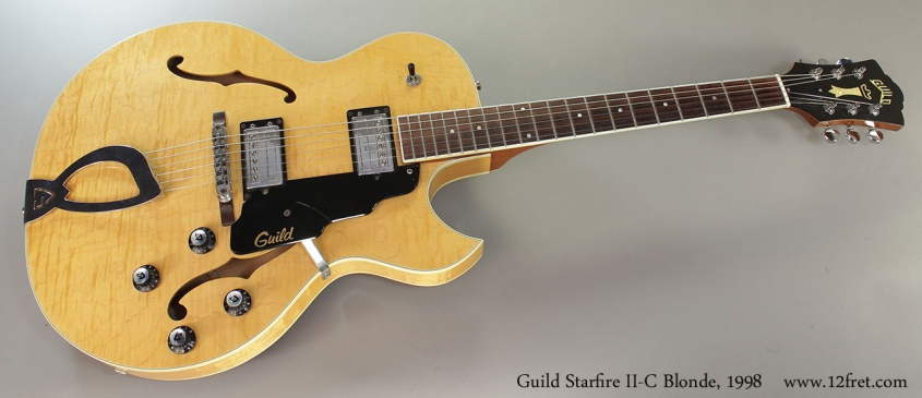 Guild Starfire II-C Blonde, 1998 Full Front View