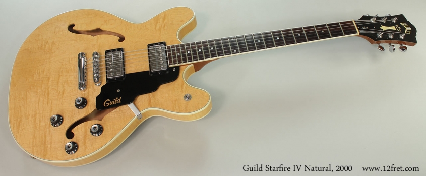 Guild Starfire IV Natural, 2000 Full Front View