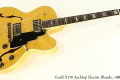 Guild X170 Archtop Electric Blonde, 1988 Full Front View