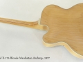 Guild X-175 Blonde Manhattan Archtop 1977 full rear view