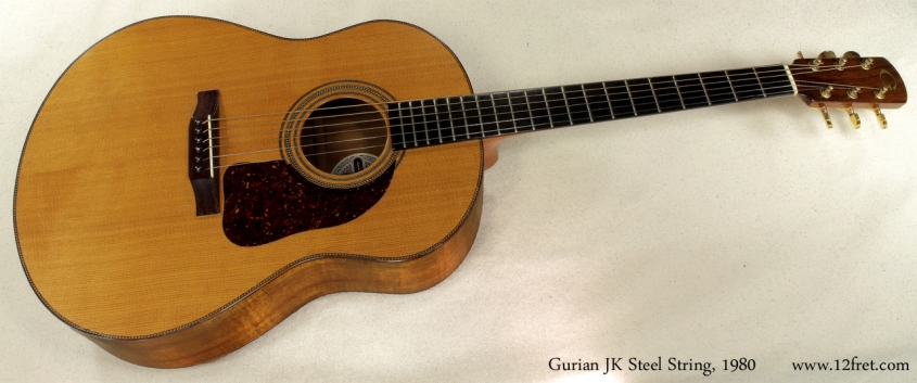 Gurian JK Steel String Koa 1980 full front view