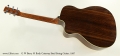 G W Barry M Body Cutaway Steel String Guitar, 1997 Full Rear View