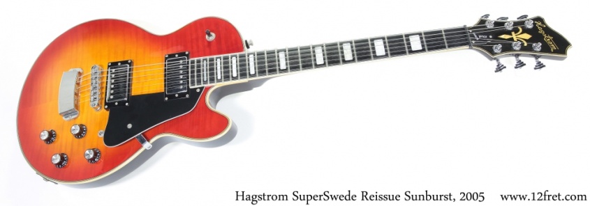 Hagstrom SuperSwede Reissue Sunburst, 2005 Full Front View