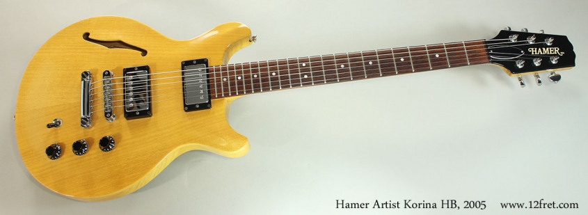 Hamer Artist Korina HB, 2005 Full Front View