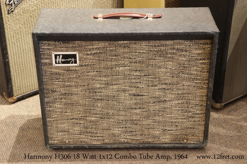 Harmony H306 18 Watt 1x12 Combo Tube Amp, 1964   Full Front View