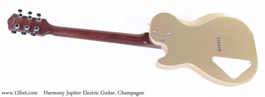 Harmony Jupiter Electric Guitar, Champagne Full Front View