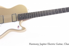 Harmony Jupiter Electric Guitar, Champagne Full Rear View