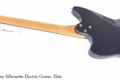 Harmony Silhouette Electric Guitar, Slate Full Front View