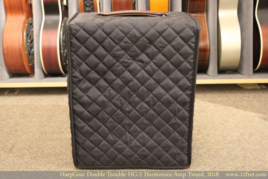 HarpGear Double Trouble HG-2 Harmonica Amp Tweed, 2018 Full Cover View