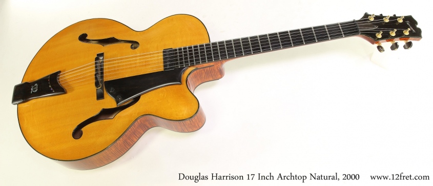 Harrison 17 Inch Archtop Natural, 2000 Full Front View