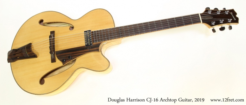 Douglas Harrison CJ-16 Archtop Guitar, 2019 Full Front View