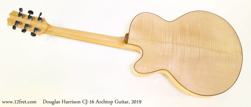 Douglas Harrison CJ-16 Archtop Guitar, 2019 Full Rear View