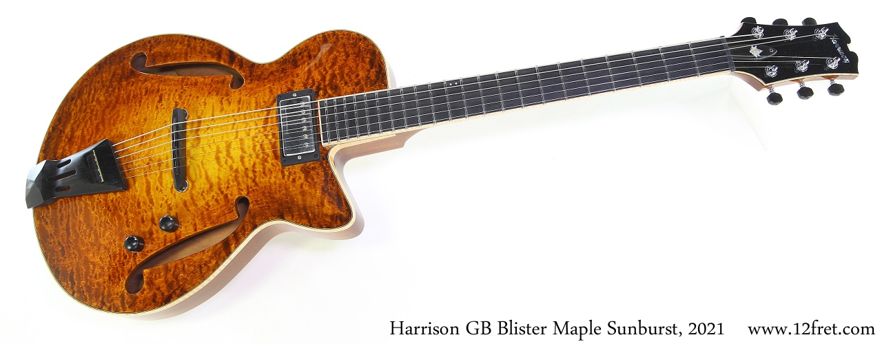 Harrison GB Blister Maple Sunburst, 2021 Full Front View