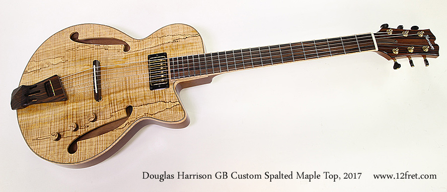 Douglas Harrison GB Custom Spalted Maple Top, 2017 Full Front View