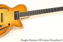 Douglas Harrison GB Custom Honeyburst, 2015 Full Rear View