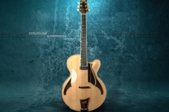Douglas Harrison NJ Custom Archtop Guitar Natural, 2022 Front View