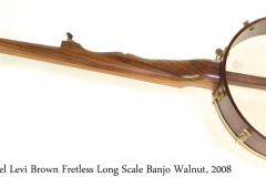 Hartel Levi Brown Fretless Long Scale Banjo Walnut, 2008 Full Rear View