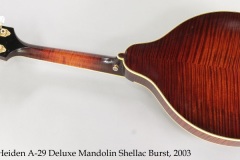 Heiden A-29 Deluxe Mandolin Shellac Burst, 2003 Full Front View