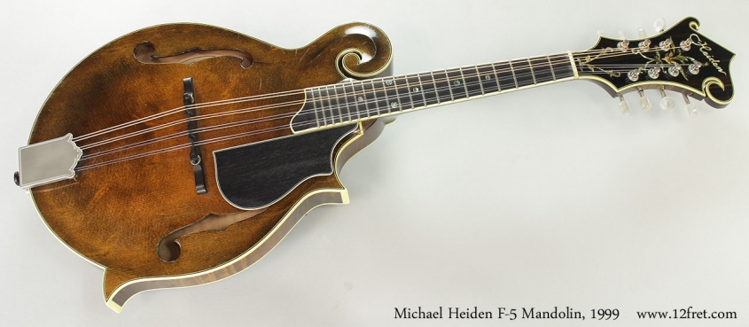 Michael Heiden F-5 Mandolin, 1999 Full Front View