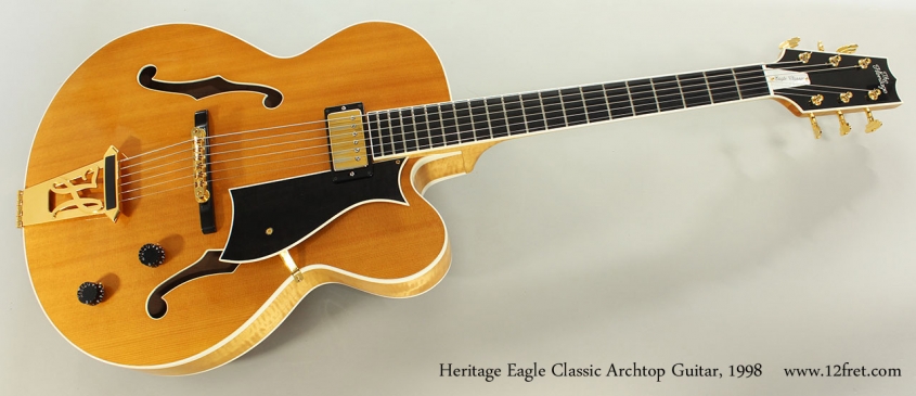Heritage Eagle Classic Archtop Guitar, 1998 Full Front View