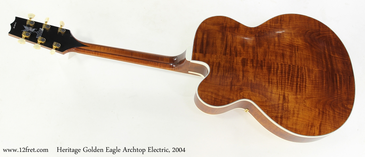 Heritage Golden Eagle Archtop Electric, 2004   Full Rear View