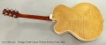 Heritage H-550 Custom Thinline Archtop Guitar, 2013 Full Rear View