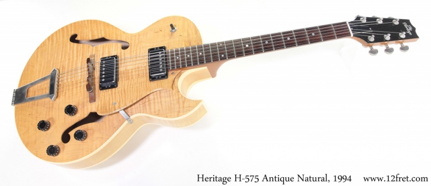 Heritage H-575 Antique Natural, 1994 Full Front View