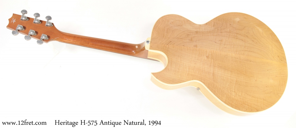 Heritage H-575 Antique Natural, 1994 Full Rear View