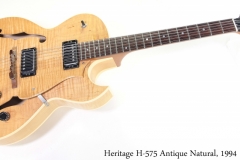 Heritage H-575 Antique Natural, 1994 Full Front View