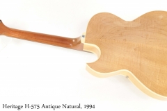 Heritage H-575 Antique Natural, 1994 Full Rear View