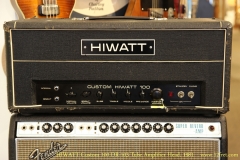 HIWATT Custom 100 DR-103 Tube Amplifier Head, 1981   Full Front View
