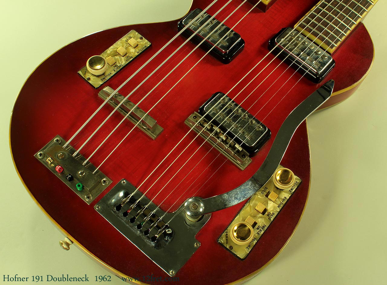 Hofner Model 191 Doubleneck 1962 www.12fret