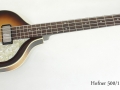 Hofner 500/1 Cavern Bass, 2010 full front view