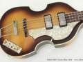 Hofner 500/1 Cavern Bass, 2010 top