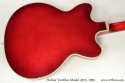 Hofner model 4574 verithin 1965 back