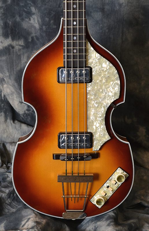 Hofner 500/1 - 62 Reissue Violin Bass Top VIewTop  Vuew