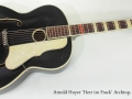 Arnold Hoyer 'Herr im Frack' Archtop, 1950s full front view