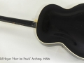 Arnold Hoyer 'Herr im Frack' Archtop, 1950s full rear view