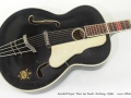 Arnold Hoyer 'Herr im Frack' Archtop, 1950s top