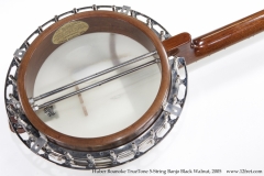 Huber Roanoke TrueTone 5-String Banjo Black Walnut, 2005 Open Back View
