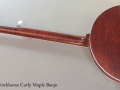 Huber Workhorse Curly Maple Banjo Full Rear View