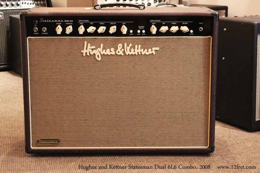 Hughes and Kettner Statesman Dual 6L6 Combo, 2008 Full Front View