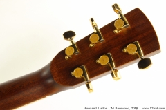 Huss and Dalton CM Rosewood, 2019 Head Rear View