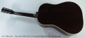 Huss and Dalton DS-12 Crossroads Slope-Shoulder Dreadnought Full Rear View